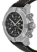  Shop Authentic Breitling Avenger Chronograph 45mm Black Dial Black Leather Strap Watch for Men - A13317101B1X1 - Luxxuri