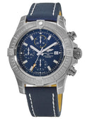  Shop Authentic Breitling Avenger Chronograph 45mm Blue Dial Blue Calfskin Strap Watch for Men - A13317101C1X2 - Luxxuri