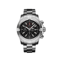  Shop Authentic Breitling Super Avenger Chronograph 48 Black Dial Silver Steel Strap Watch for Men - A13375101B1A1 - Luxxuri