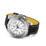  Shop Authentic Breitling Super Avenger Chronograph 48 White Dial Black Nylon Strap Watch for Men - A133751A1A1X1 - Luxxuri
