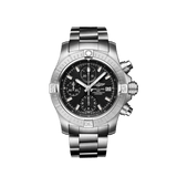  Shop Authentic Breitling Avenger Chronograph 43 Black Dial Silver Steel Strap Watch for Men - A13385101B1A1 - Luxxuri