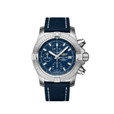  Shop Authentic Breitling Avenger Chronograph 43 Blue Dial Blue Nylon Strap Watch for Men - A13385101C1X1 - Luxxuri
