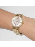  Shop Authentic Michael Kors Catlin Mother of Pearl Dial Gold Steel Strap Watch for Women - MK3332 - Luxxuri