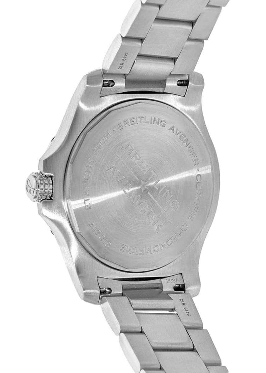  Shop Authentic Breitling Avenger Automatic 43mm Blue Dial Silver Steel Strap Watch for Men - A17318101C1A1 - Luxxuri