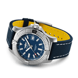  Shop Authentic Breitling Avenger Automatic 43 Blue Dial Blue Nylon Strap Watch for Men - A17318101C1X1 - Luxxuri