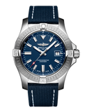  Shop Authentic Breitling Avenger Automatic 43 Blue Dial Blue Nylon Strap Watch for Men - A17318101C1X1 - Luxxuri