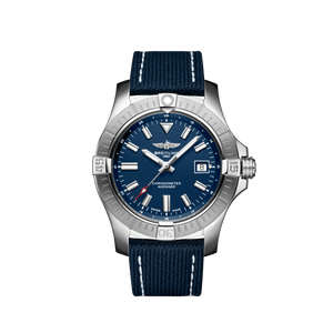  Shop Authentic Breitling Avenger Automatic 43 Blue Dial Blue Nylon Strap Watch for Men - A17318101C1X1 - Luxxuri