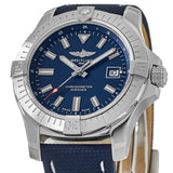 Shop Authentic Breitling Avenger Automatic 43 Blue Dial Blue Nylon Strap Watch for Men - A17318101C1X1 - Luxxuri