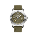 Breitling Avenger Automatic GMT 43 Green Dial Green Nylon Strap Watch for Men - A17318101L1X1