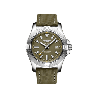  Shop Authentic Breitling Avenger Automatic GMT 43 Green Dial Green Nylon Strap Watch for Men - A17318101L1X1 - Luxxuri