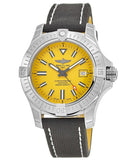  Shop Authentic Breitling Avenger Automatic 45 Seawolf Yellow Dial Black Nylon Strap Watch for Men - A17319101I1X1 - Luxxuri