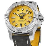  Shop Authentic Breitling Avenger Automatic 45 Seawolf Yellow Dial Black Nylon Strap Watch for Men - A17319101I1X1 - Luxxuri