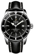  Shop Authentic Breitling Superocean Heritage 42mm Black Leather Strap Mens Watch - A1732124 - Luxxuri