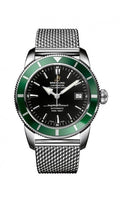  Shop Authentic Breitling Superocean Heritage 42mm Chronograph Green Bezel Mens Watch - A1732136 - Luxxuri
