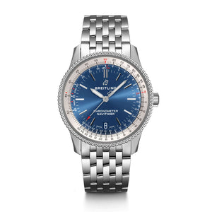  Shop Authentic Breitling Navitimer Automatic 38mm Stainless Steel Blue Dial Mens Watch - A17325211C1A1 - Luxxuri