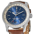  Shop Authentic Breitling Navitimer Automatic 38mm Blue Dial Brown Leather Strap Mens Watch - A17325211C1P2 - Luxxuri
