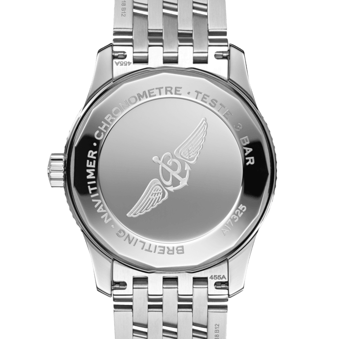  Shop Authentic Breitling Navitimer Automatic 38mm Black Dial Stainless Steel Mens Watch - A17325241B1A1 - Luxxuri