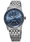  Shop Authentic Breitling Navitimer Automatic 41mm Blue Dial Silver Steel Strap Watch for Men - A17326161C1A1 - Luxxuri