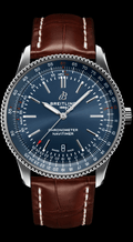  Shop Authentic Breitling Navitimer 1 Automatic 41mm Blue Dial Brown Steel Strap Watch for Men - A17326161C1P1 - Luxxuri