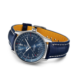  Shop Authentic Breitling Navitimer Automatic 41 Blue Dial Blue Leather Strap Watch for Men - A17326161C1P3 - Luxxuri