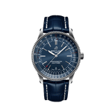  Shop Authentic Breitling Navitimer Automatic 41 Blue Dial Blue Leather Strap Watch for Men - A17326161C1P3 - Luxxuri
