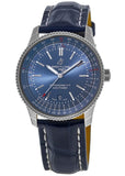  Shop Authentic Breitling Navitimer Automatic 41 Blue Dial Blue Leather Strap Watch for Men - A17326161C1P3 - Luxxuri