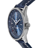  Shop Authentic Breitling Navitimer Automatic 41 Blue Dial Blue Leather Strap Watch for Men - A17326161C1P3 - Luxxuri