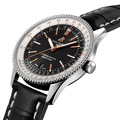  Shop Authentic Breitling Navitimer 1 Automatic 41mm Black Dial Black Leather Strap Mens Watch - A17326211B1P2 - Luxxuri