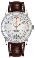  Shop Authentic Breitling Navitimer Automatic 41mm Brown Leather Strap Mens Watch - A17326211G1P1 - Luxxuri