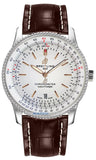  Shop Authentic Breitling Navitimer Automatic 41mm Brown Leather Strap Mens Watch - A17326211G1P1 - Luxxuri