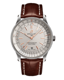  Shop Authentic Breitling Navitimer 1 Automatic 41mm White Dial Brown Leather Strap Mens Watch - A17326211G1P1 - Luxxuri