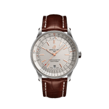  Shop Authentic Breitling Navitimer Automatic 41 White Dial Brown Leather Strap Watch for Men - A17326211G1P2 - Luxxuri