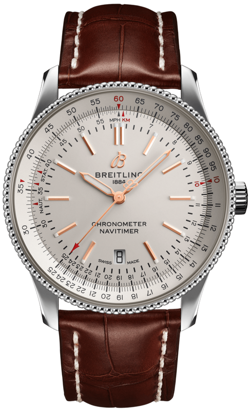  Shop Authentic Breitling Navitimer Automatic 41 White Dial Brown Leather Strap Watch for Men - A17326211G1P2 - Luxxuri