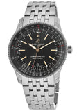  Shop Authentic Breitling Navitimer Automatic 41mm Black Dial Silver Steel Strap Watch for Men - A17326241B1A1 - Luxxuri