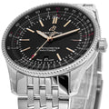  Shop Authentic Breitling Navitimer Automatic 41mm Black Dial Silver Steel Strap Watch for Men - A17326241B1A1 - Luxxuri