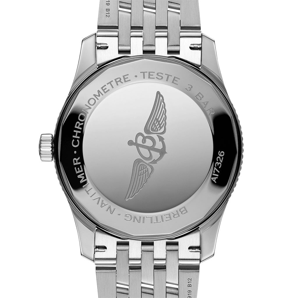  Shop Authentic Breitling Navitimer Automatic 41mm Green Dial Silver Steel Strap Watch for Men - A17326361L1A1 - Luxxuri