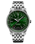  Shop Authentic Breitling Navitimer Automatic 41mm Green Dial Silver Steel Strap Watch for Men - A17326361L1A1 - Luxxuri