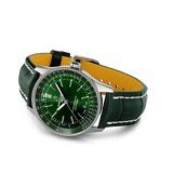  Shop Authentic Breitling Navitimer Automatic 41mm Green Dial Green Leather Strap Watch for Men - A17326361L1P1 - Luxxuri