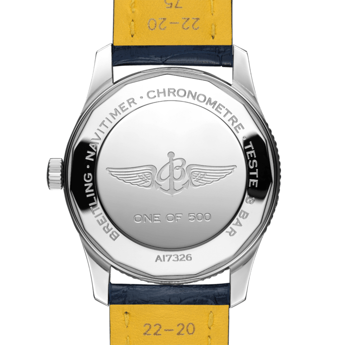  Shop Authentic Breitling Navitimer Automatic 41mm White Dial Blue Leather Strap Watch for Men - A173263A1G1P1 - Luxxuri