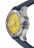  Shop Authentic Breitling Avenger II Seawolf Yellow Dial Blue Rubber Strap 45mm Mens Watch - A1733110/I519/157S - Luxxuri