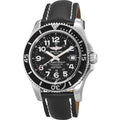  Shop Authentic Breitling Superocean II 42mm Black Leather Strap Mens Watch - A17365C9 - Luxxuri