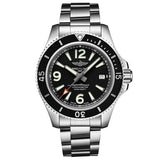  Shop Authentic Breitling Superocean Automatic 44mm Black Dial Silver Steel Strap Watch for Men - A17367D71B1A1 - Luxxuri