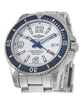  Shop Authentic Breitling Superocean 42mm White Dial Silver Steel Strap Watch for Men - A17366D81A1A1 - Luxxuri