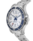  Shop Authentic Breitling Superocean 42mm White Dial Silver Steel Strap Watch for Men - A17366D81A1A1 - Luxxuri