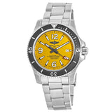  Shop Authentic Breitling Superocean II Automatic 44mm Yellow Dial Silver Steel Strap Watch for Men - A17367021I1A1 - Luxxuri
