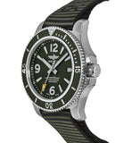  Shop Authentic Breitling Superocean Automatic 44mm Outerknown Green Dial Green Nylon Strap Watch for Men - A17367A11L1W1 - Luxxuri
