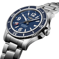  Shop Authentic Breitling Superocean Automatic 42mm Blue Dial Silver Steel Strap Watch for Men - A17366D81C1A1 - Luxxuri
