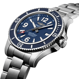  Shop Authentic Breitling Superocean Automatic 42mm Blue Dial Silver Steel Strap Watch for Men - A17366D81C1A1 - Luxxuri