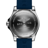  Shop Authentic Breitling Superocean 44mm Automatic Blue Dial Blue Rubber Strap Watch for Men - A17367D81C1S2 - Luxxuri