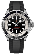  Shop Authentic Breitling Superocean Automatic 42 Black Dial Black Rubber Strap Watch for Men - A17375211B1S1 - Luxxuri